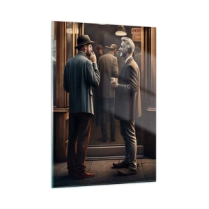 Quadro em vidro - Boa hora do dia - 50x70 cm