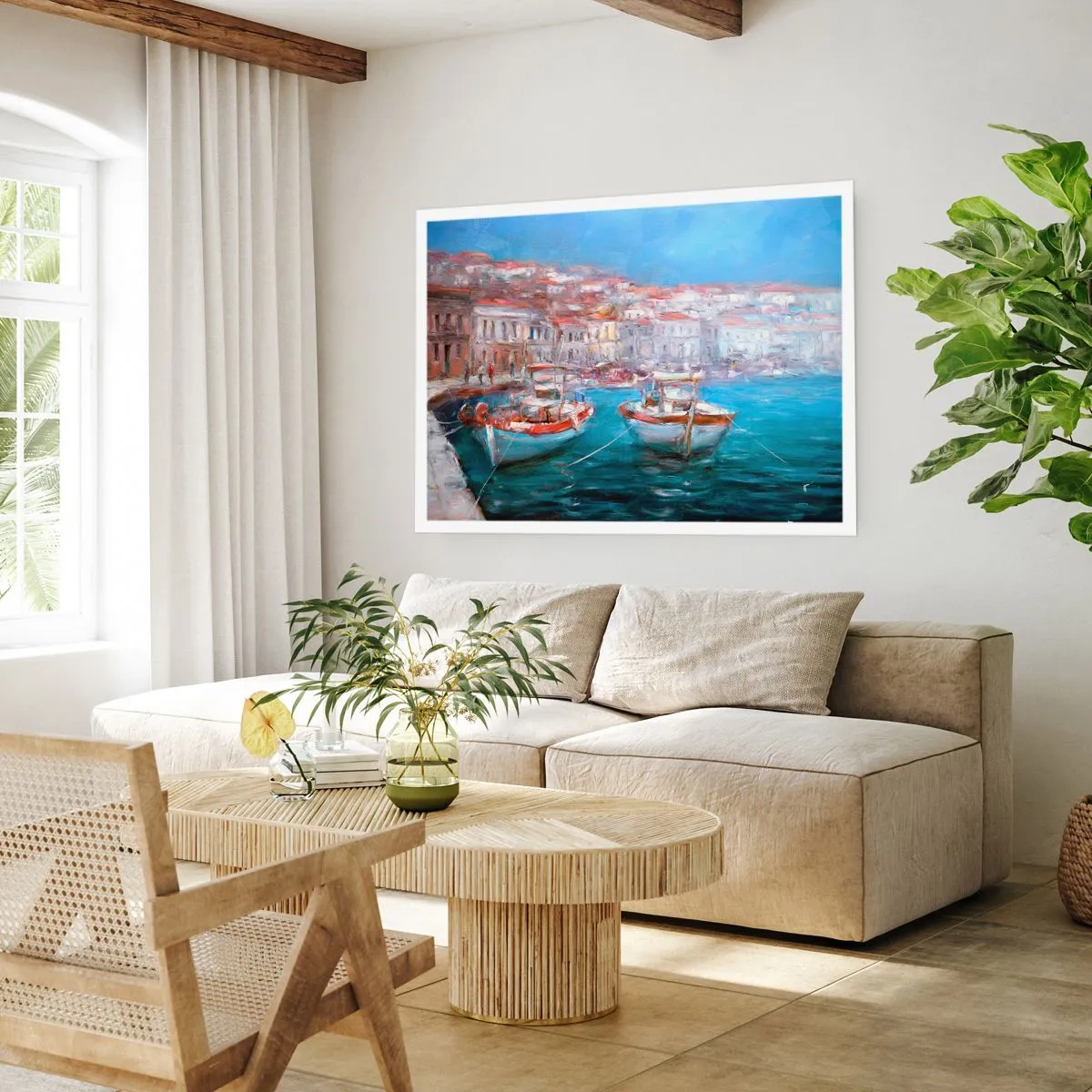 Pôster - Baía italiana - 91x61 cm