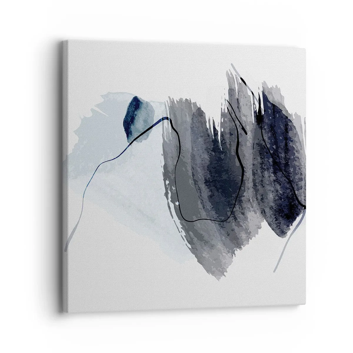 Quadro em tela - Intensidade e movimento - 30x30 cm