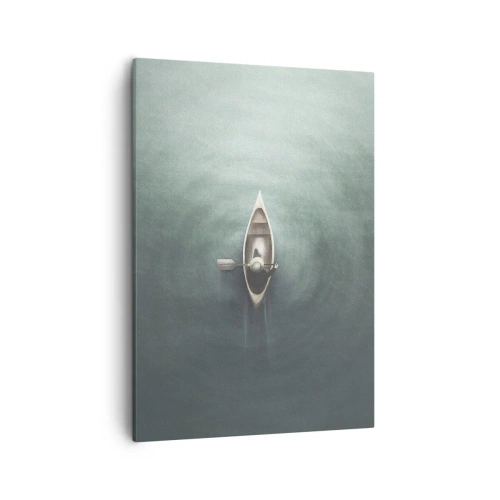 Quadro em tela - Através do lago da lua - 50x70 cm