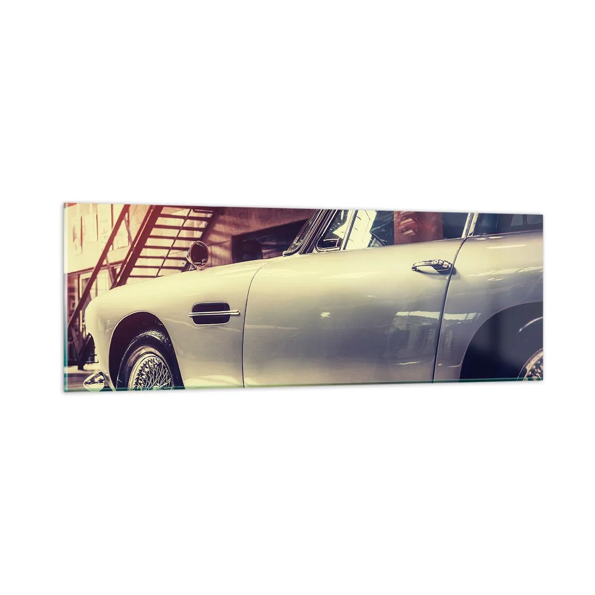 Quadro em vidro - Os clássicos não envelhecem - 90x30 cm