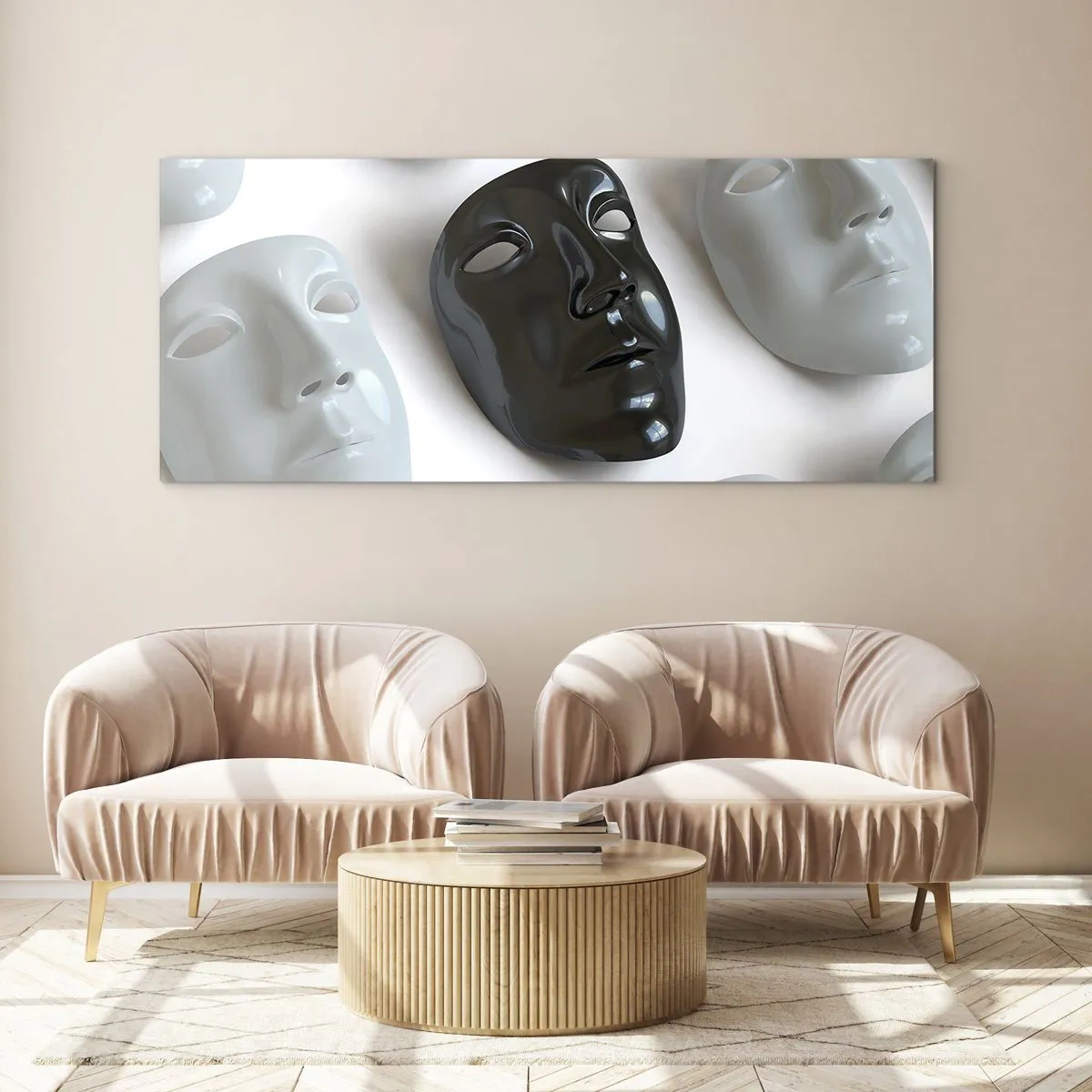 Quadro em vidro - Como se destacar? - 90x30 cm