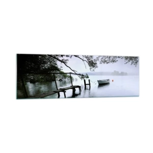 Quadro em vidro - Descanso imediato - 160x50 cm