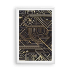 Pôster em moldura branca - Conceitos, ideias, planos - 61x91 cm