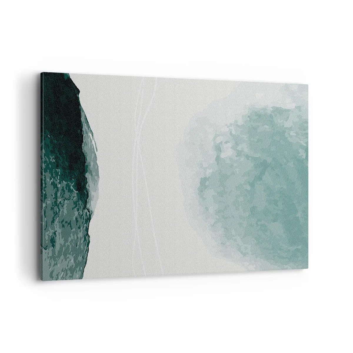 Quadro em tela - Encontro com a neblina - 100x70 cm