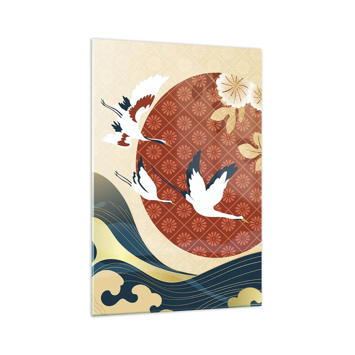 Quadro em vidro - Conto de fadas japonês - 70x100 cm