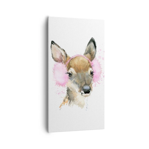 Quadro em tela - E o frio já não é assustador - 55x100 cm