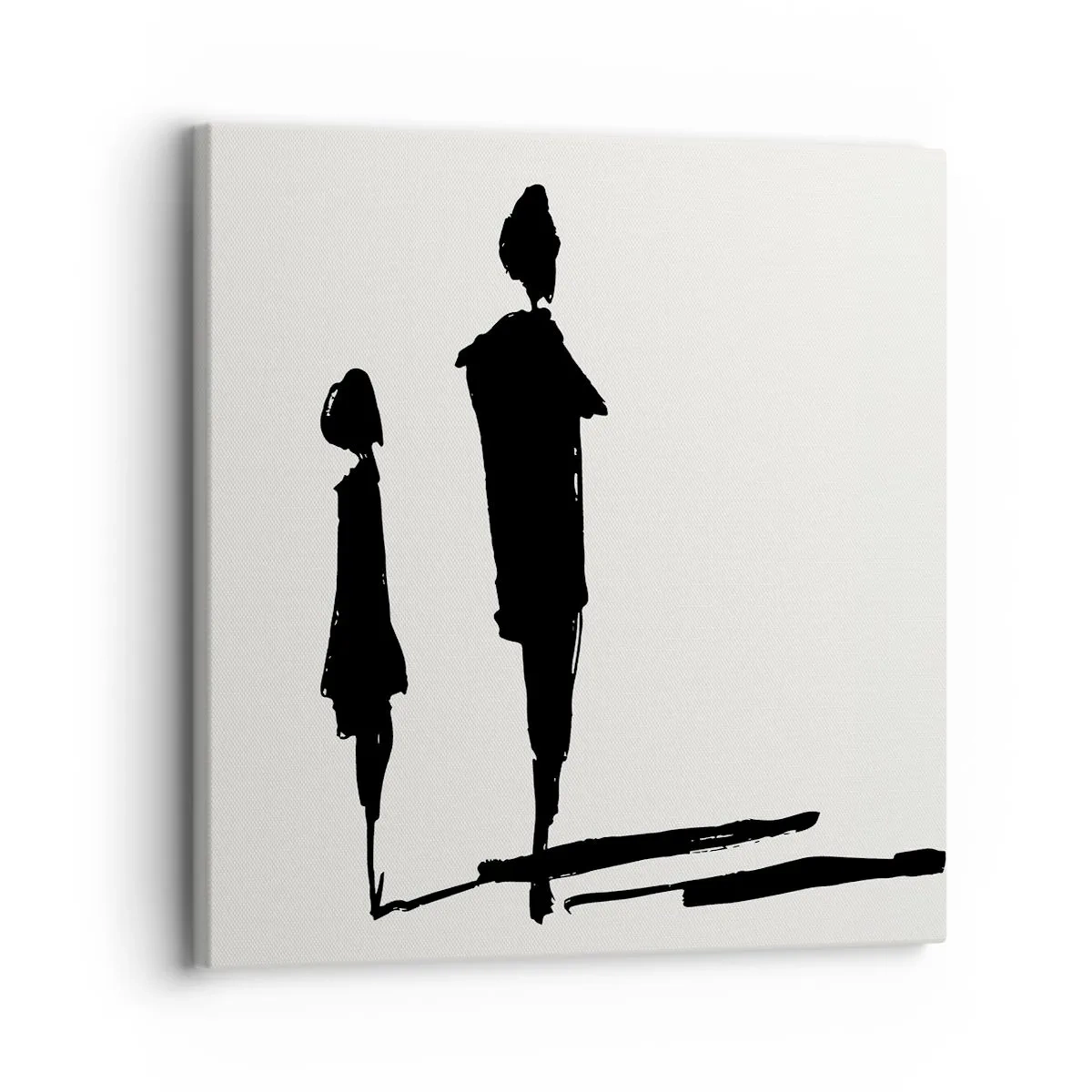 Quadro em tela - Certeza que juntos? - 30x30 cm