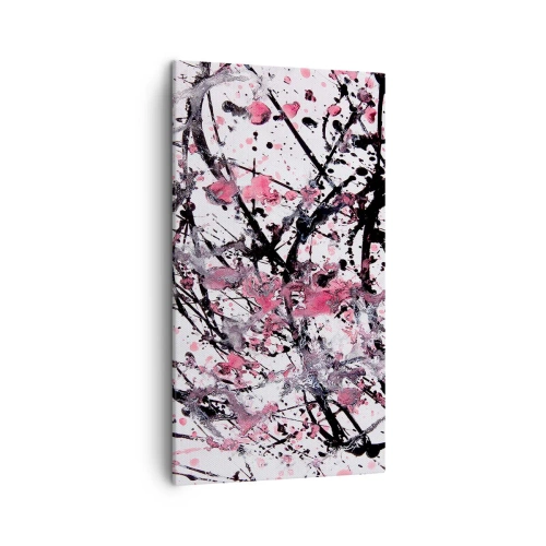 Quadro em tela - A natureza fugaz da vida - 45x80 cm