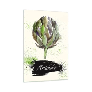 Quadro em vidro - Viva os vegetais! - 80x120 cm
