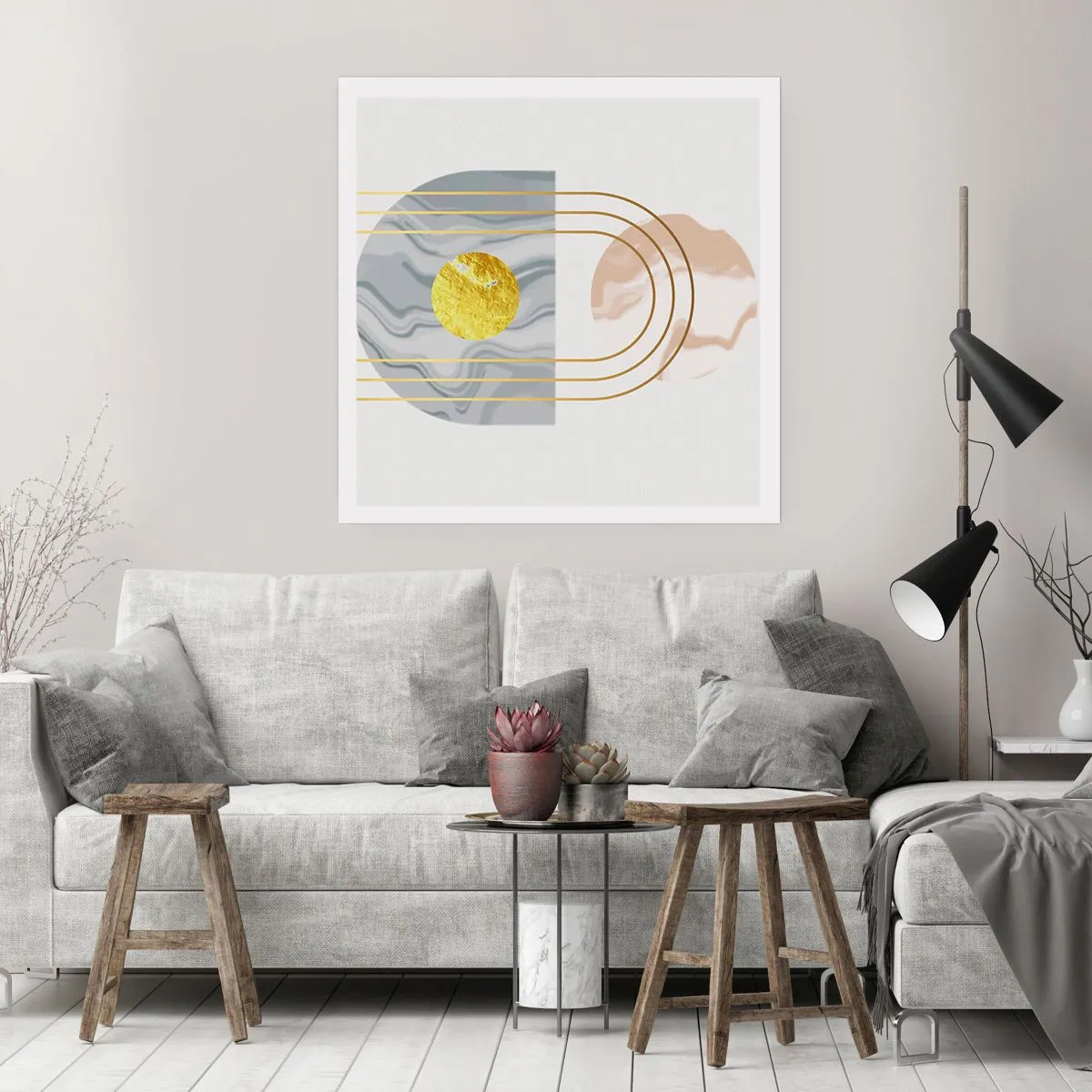 Pôster - Brilho e claridade - 60x60 cm