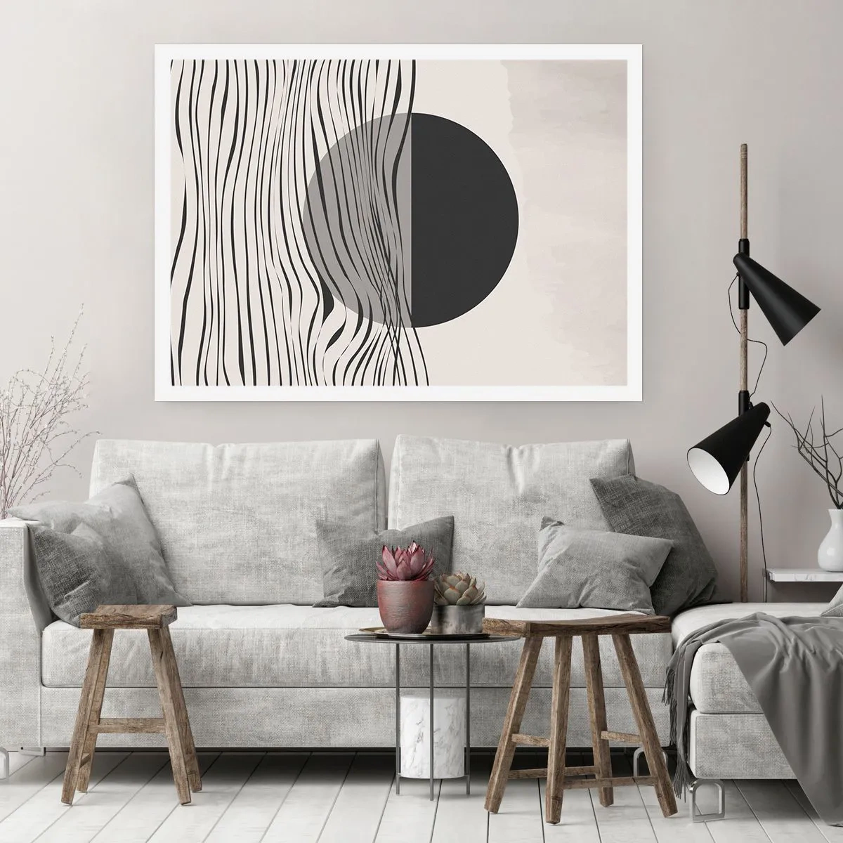 Pôster - Composição da metade - 50x40 cm