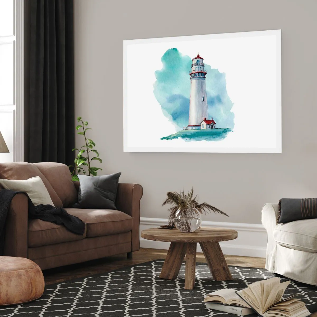 Pôster - A gentil irmã do azul - 100x70 cm