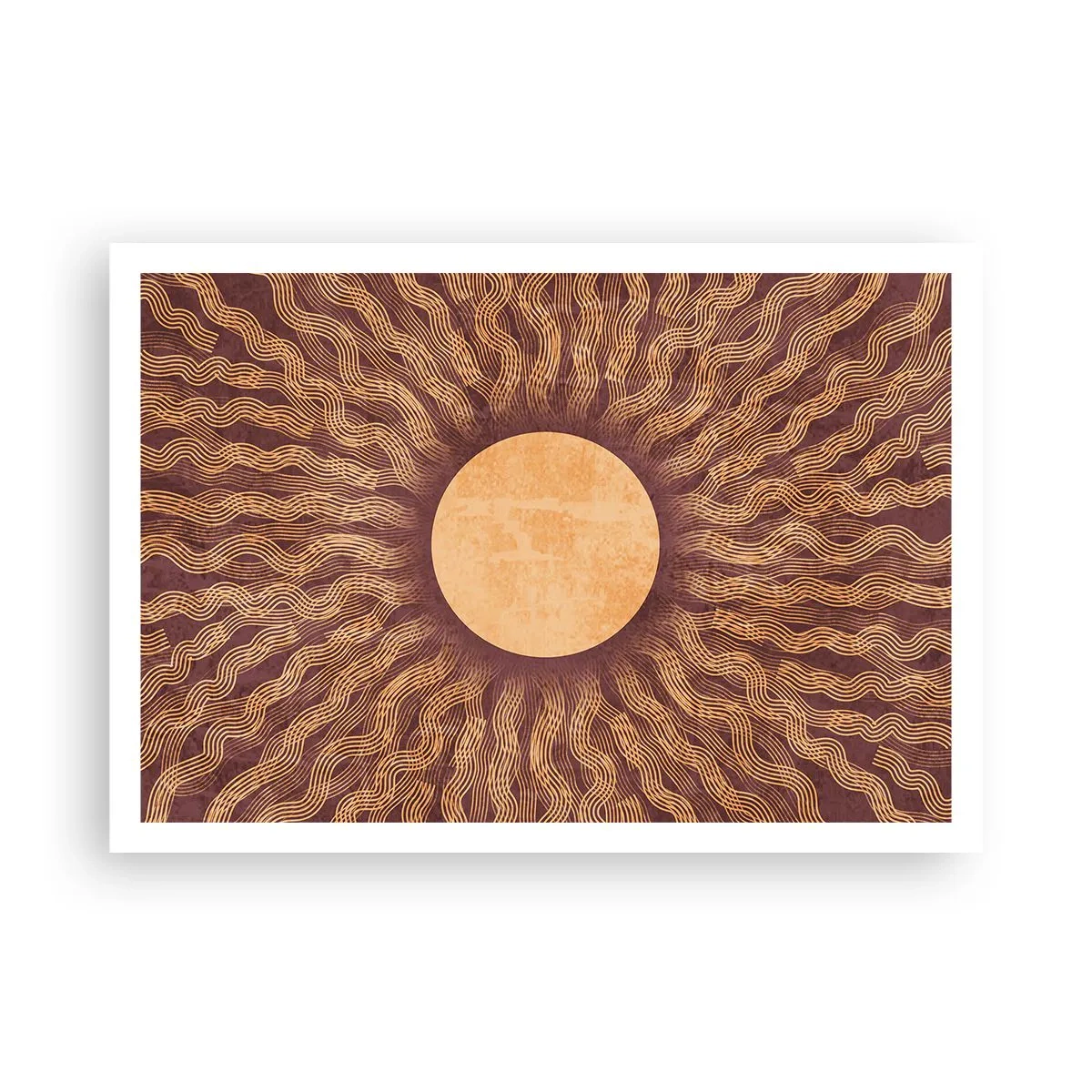 Pôster - Ícone do sol - 100x70 cm