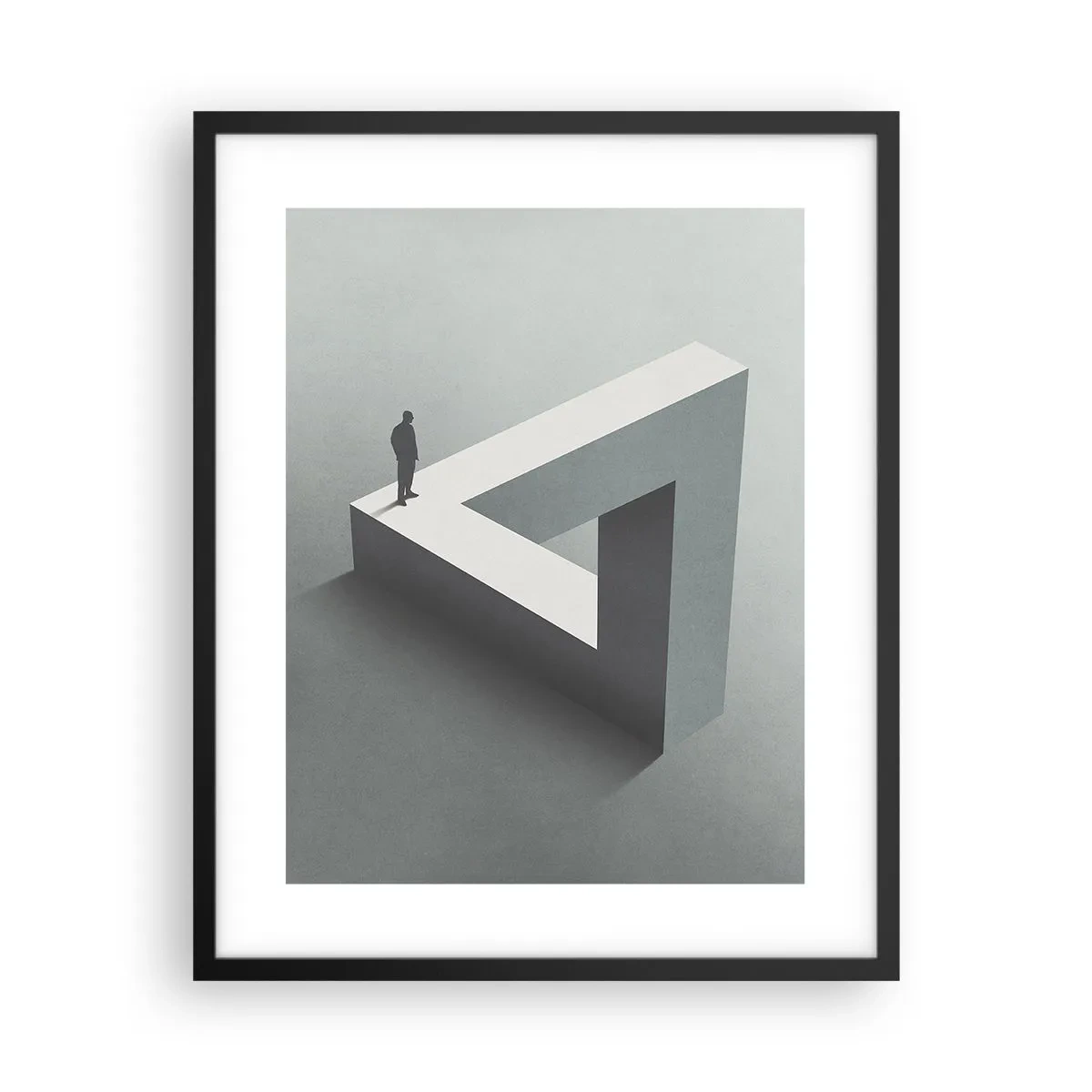 Pôster com moldura preta - Mas é possível - 40x50 cm