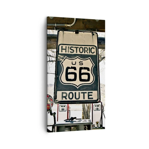 Quadro em tela - Viagens retro americanas - 45x80 cm
