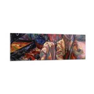 Quadro em vidro - Num só ritmo - 160x50 cm