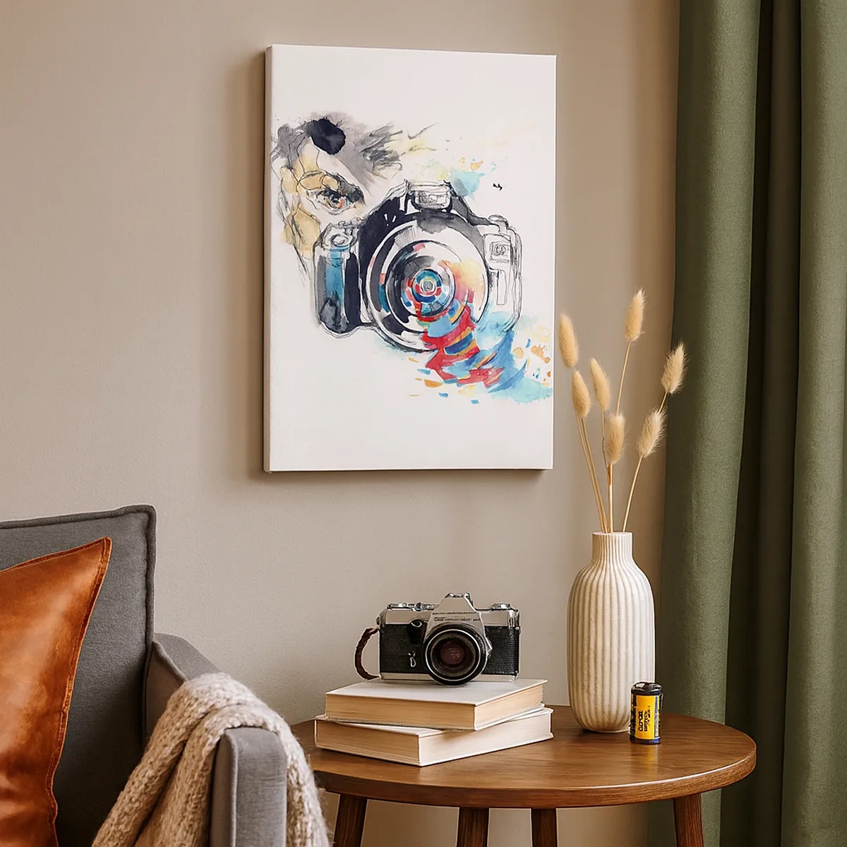 Quadro em tela - No olho da lente - 50x70 cm