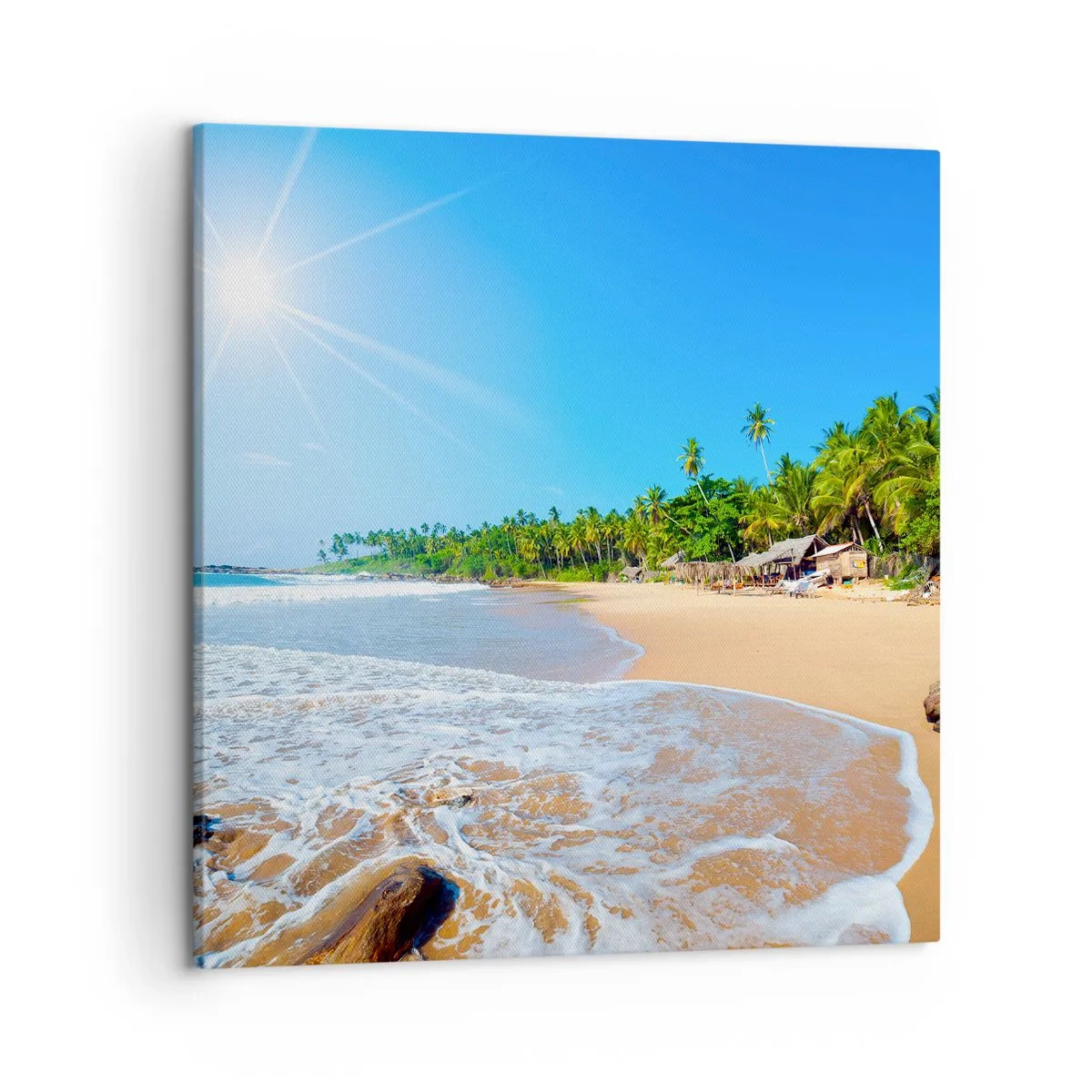 Quadro em tela - Um lugar exótico para si - 50x50 cm