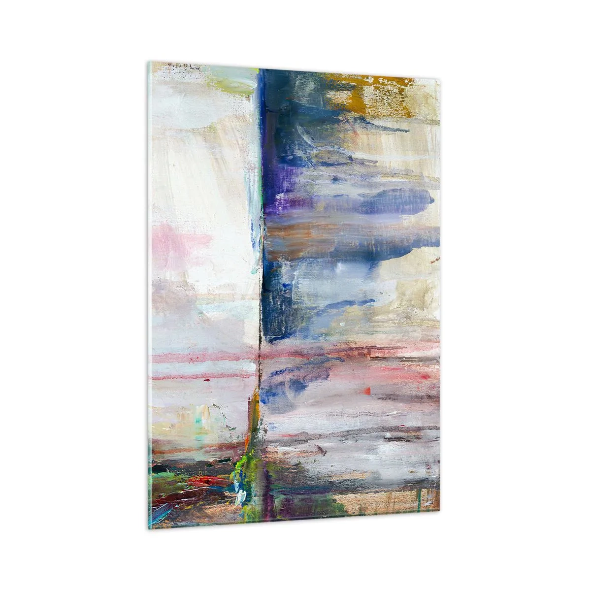 Quadro em vidro - Impressões coloridas e associações - 50x70 cm