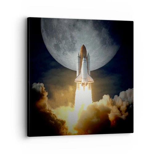 Quadro em tela - O início de uma aventura sobrenatural - 30x30 cm