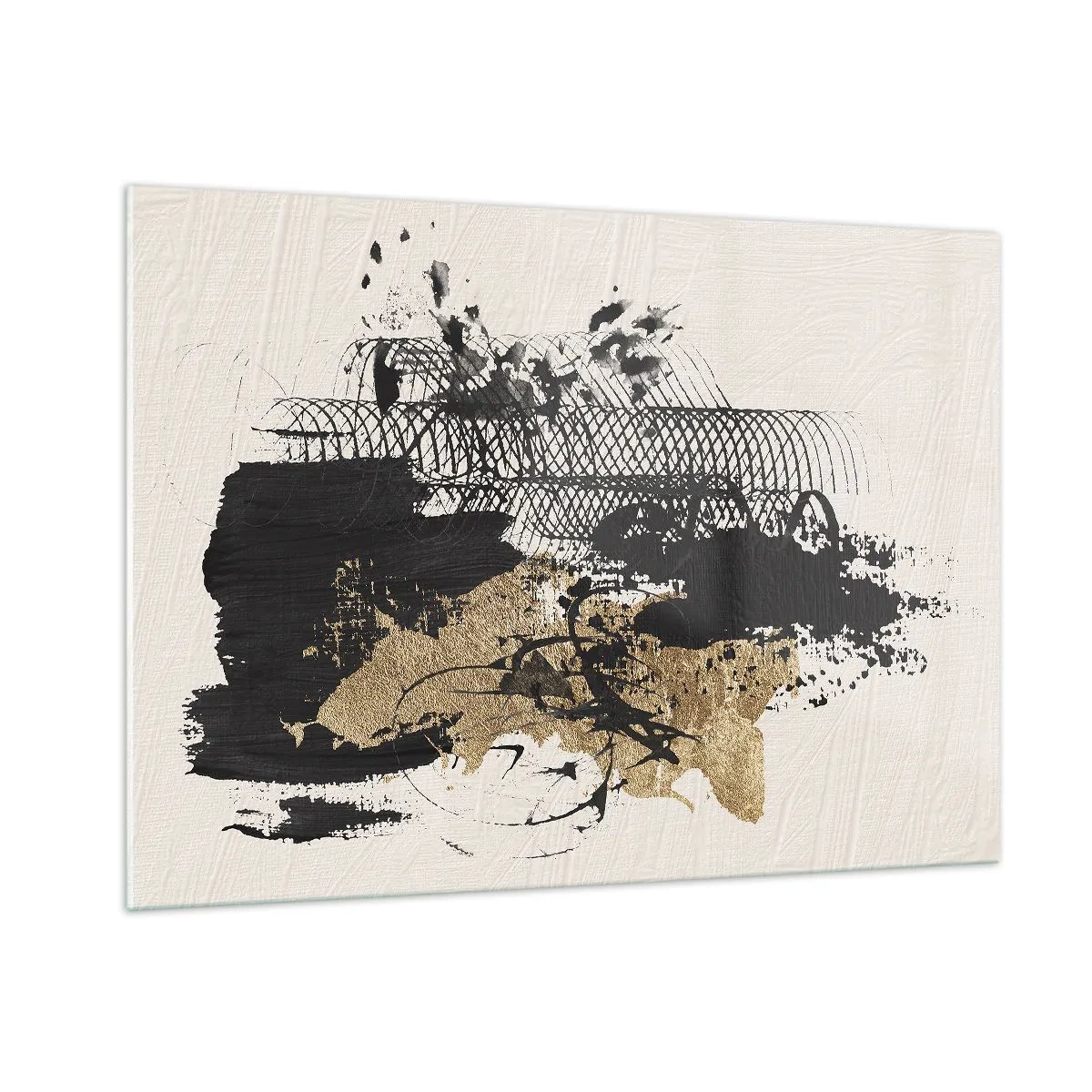 Quadro em vidro - Composição com paixão - 100x70 cm