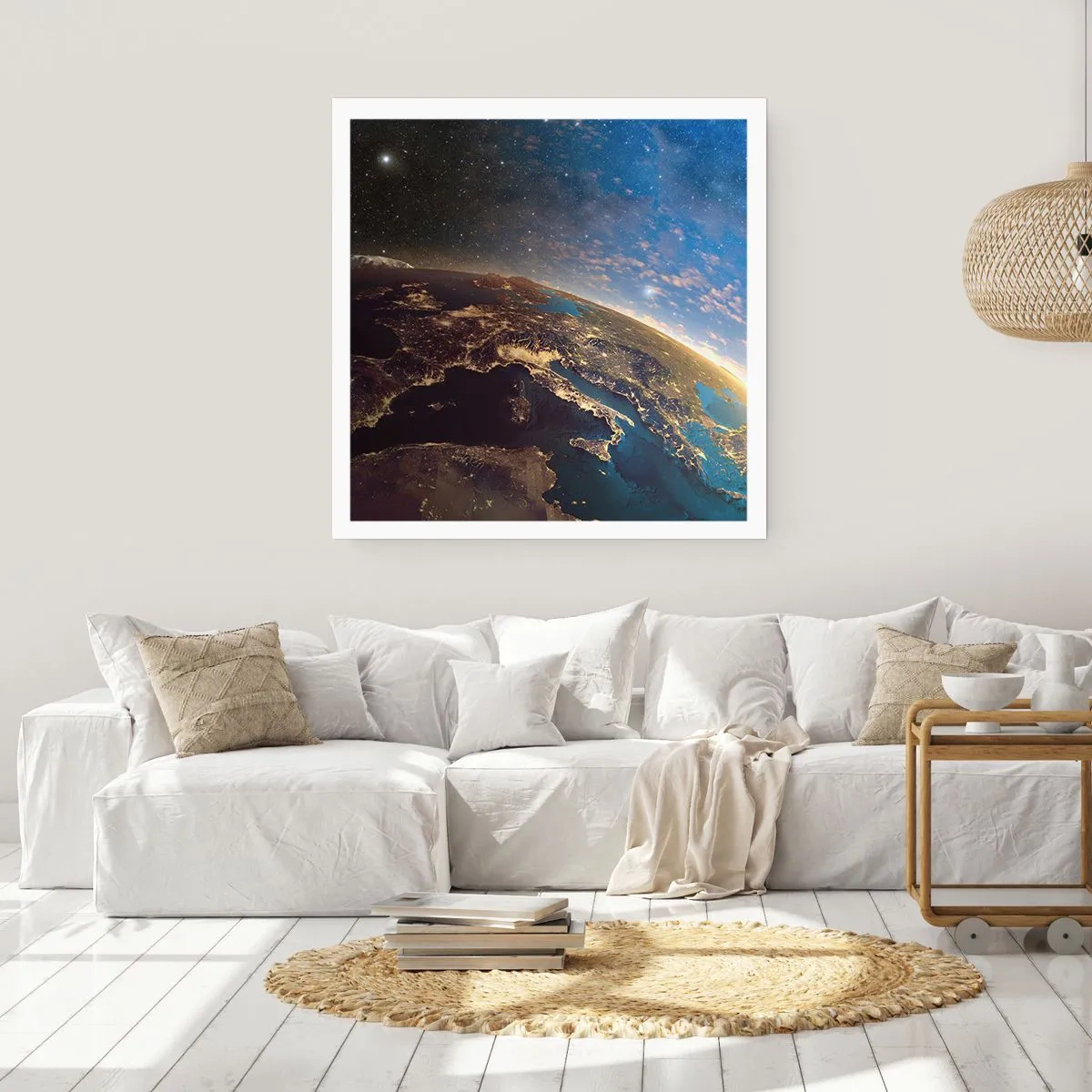 Pôster - Vamos olhar para nós mesmos à distância - 40x40 cm