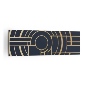 Quadro em tela - Rotação das coisas - 160x50 cm