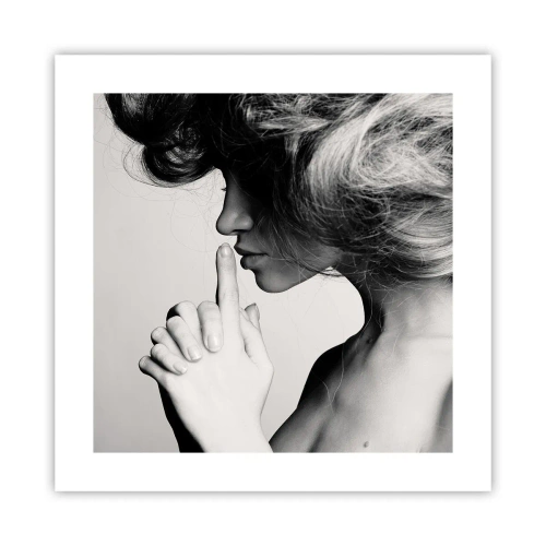 Pôster - Ouvindo-se a si própria - 40x40 cm