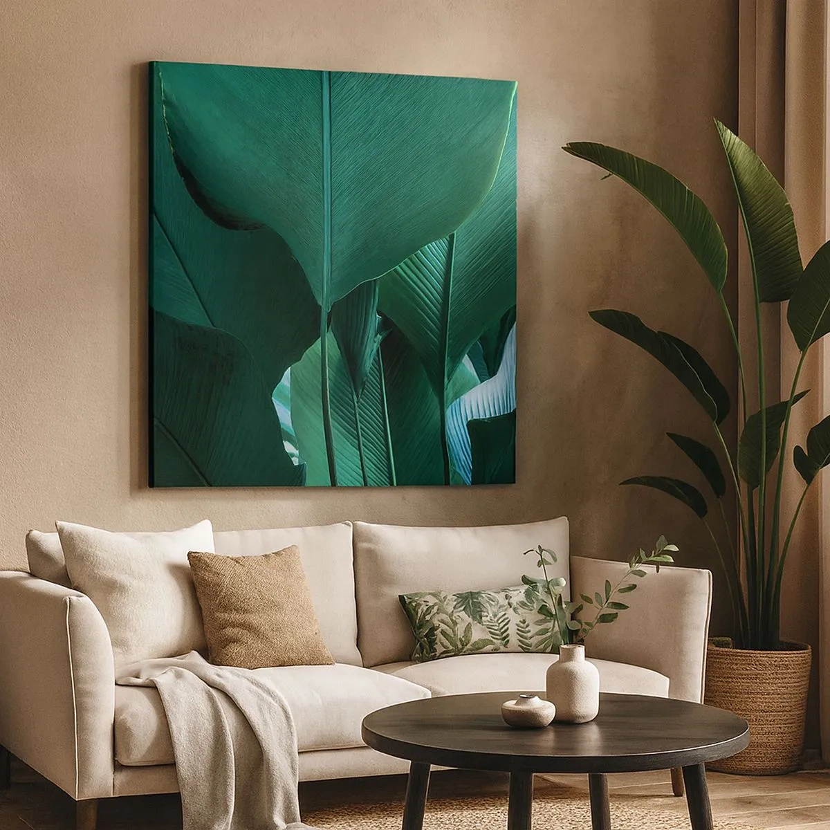 Quadro em tela - De frente para a luz - 30x30 cm