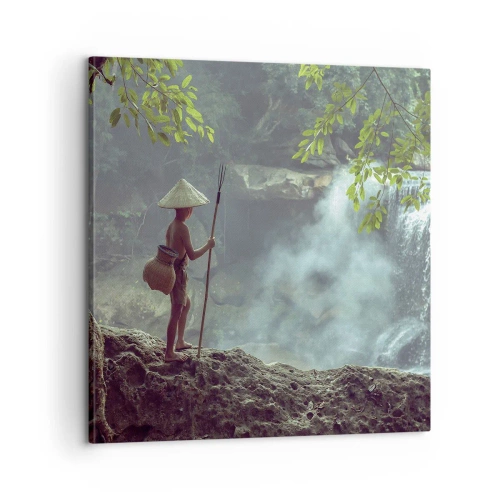 Quadro em tela - Amigo da natureza - 60x60 cm