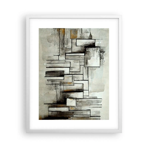 Pôster em moldura branca - O poder da simplicidade - 40x50 cm