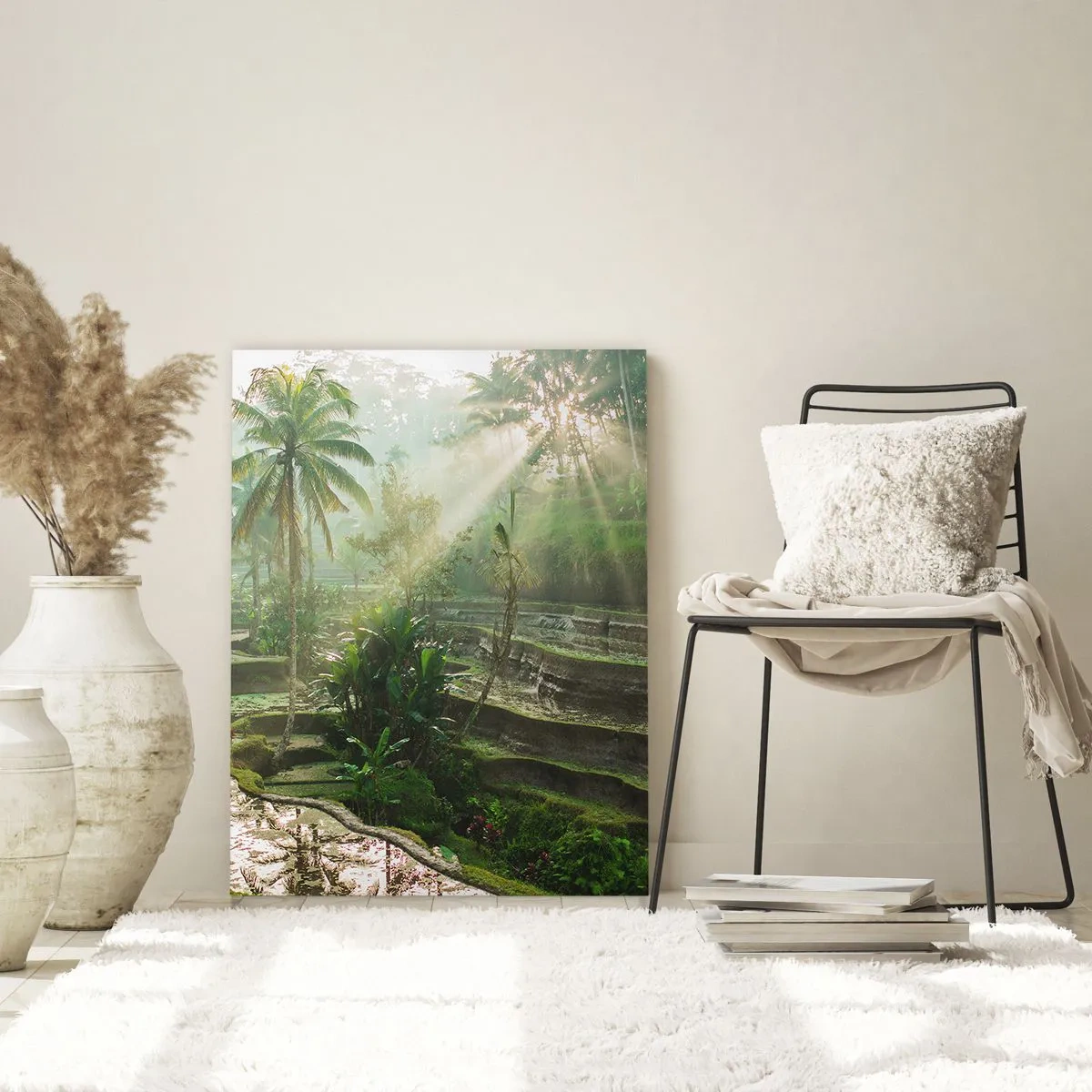 Quadro em vidro - Crescer ao sol - 50x70 cm