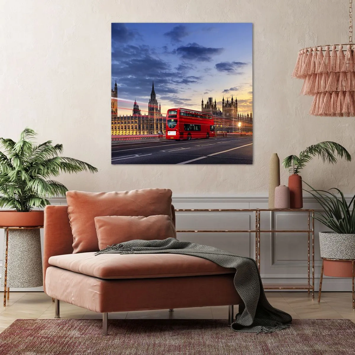 Quadro em tela - Marcas distintivas - 60x60 cm