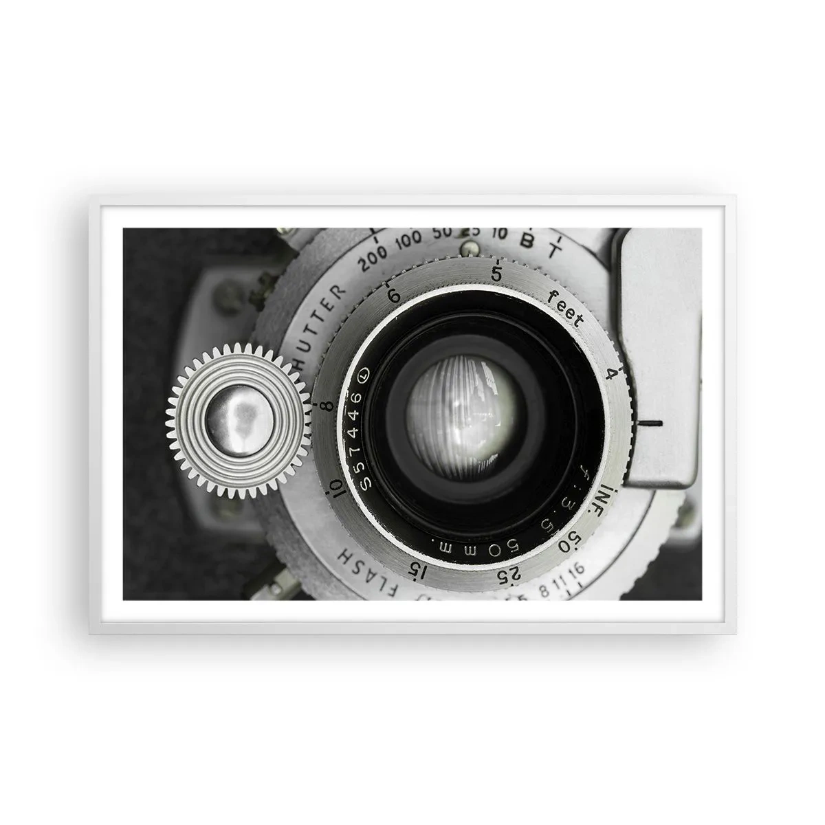 Pôster em moldura branca - Uma história sobre Hollywood - 91x61 cm