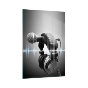 Quadro em vidro - Ainda pode-se ouvir o canto - 80x120 cm