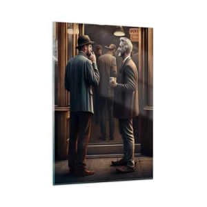 Quadro em vidro - Boa hora do dia - 80x120 cm