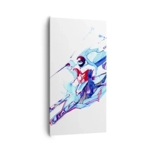 Quadro em tela - A corrida louca pela alegria - 65x120 cm