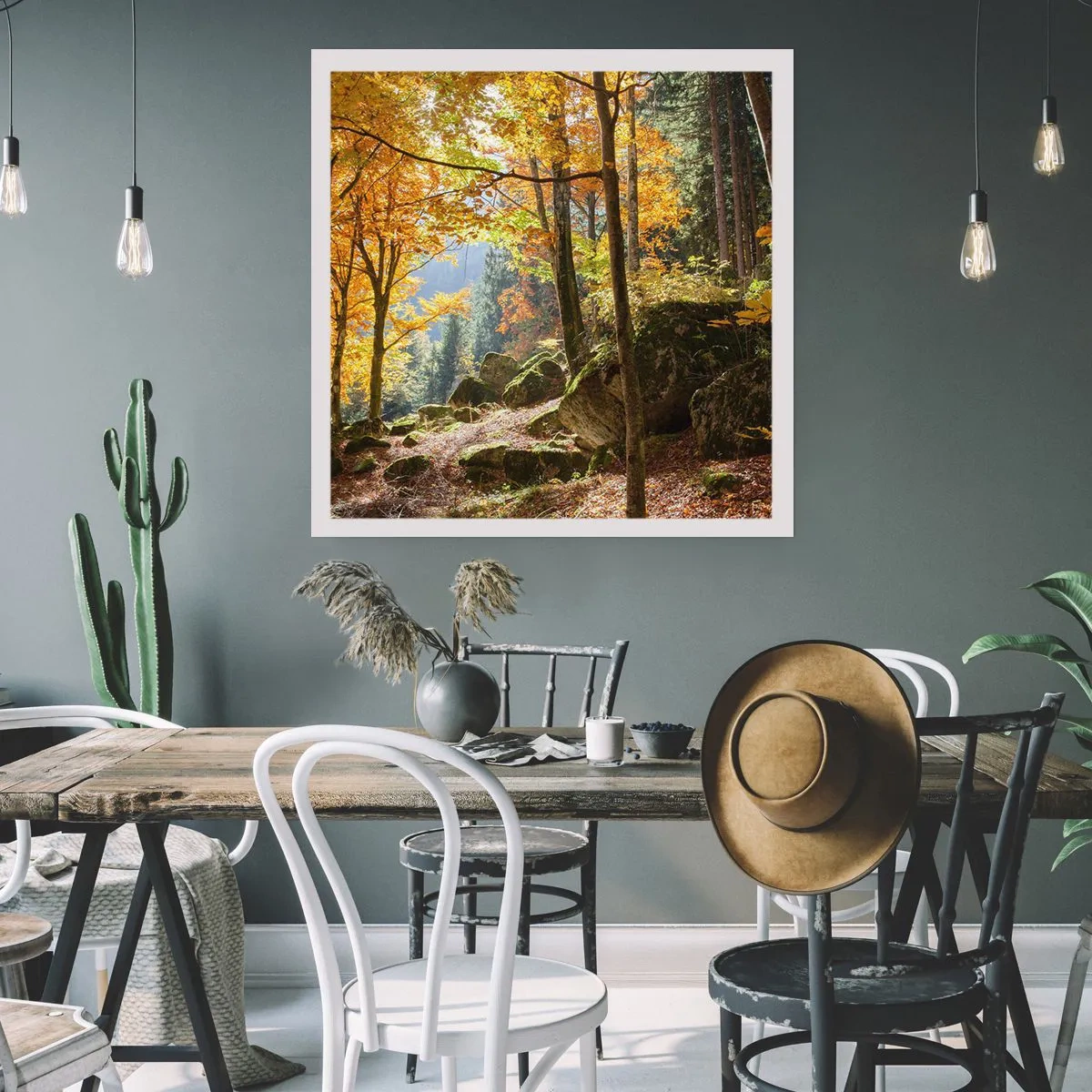 Pôster - Tempo para descansar - 40x40 cm