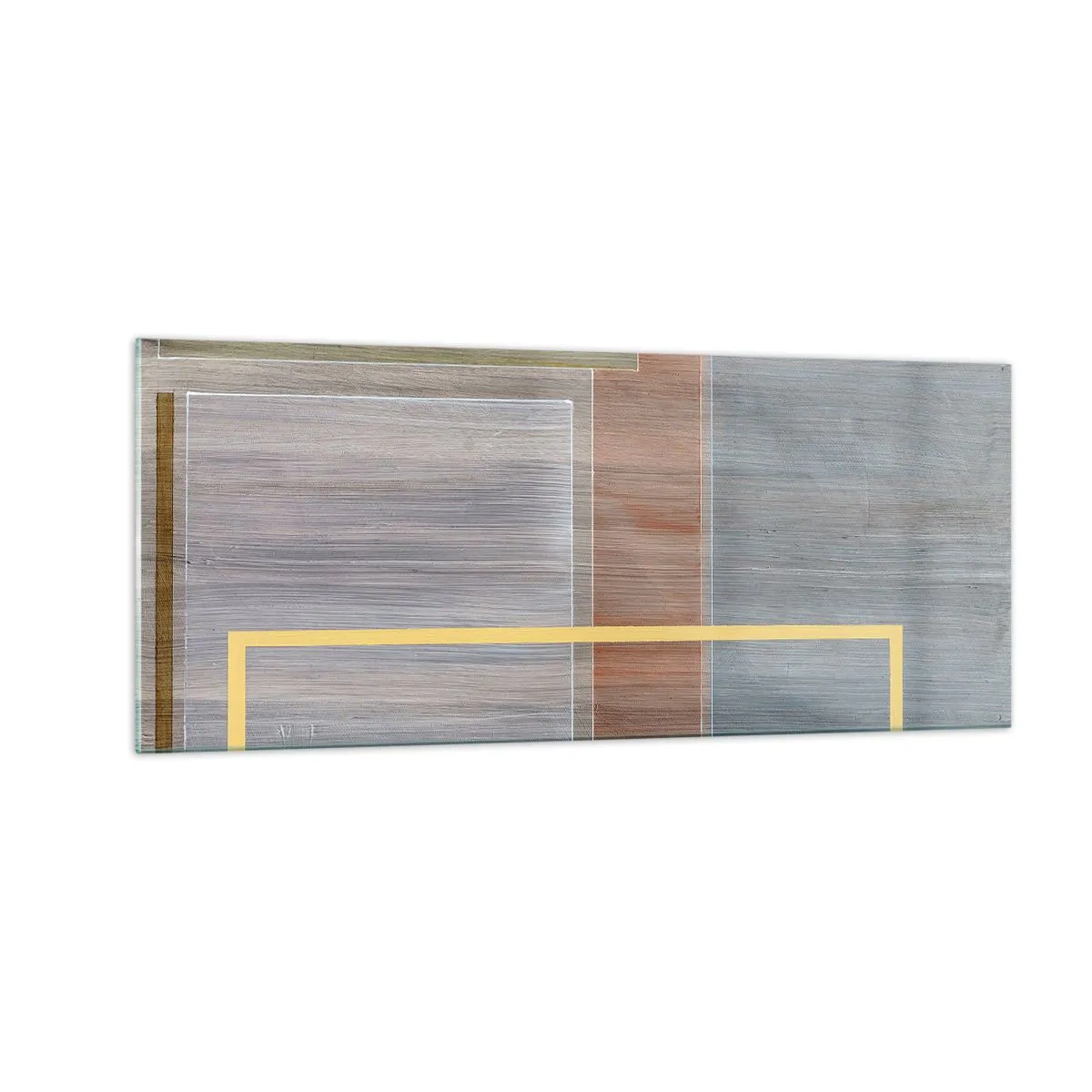 Quadro em vidro - Simples e calmo - 100x40 cm