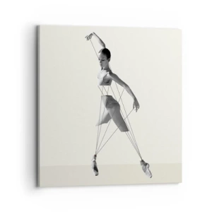 Quadro em tela - No teatro do mundo - 70x70 cm