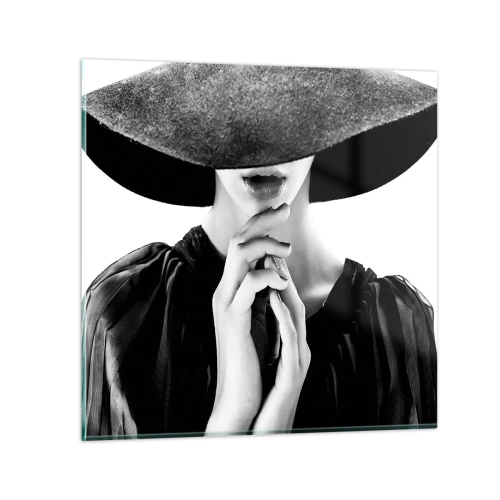 Quadro em vidro - Beleza escondida - 30x30 cm