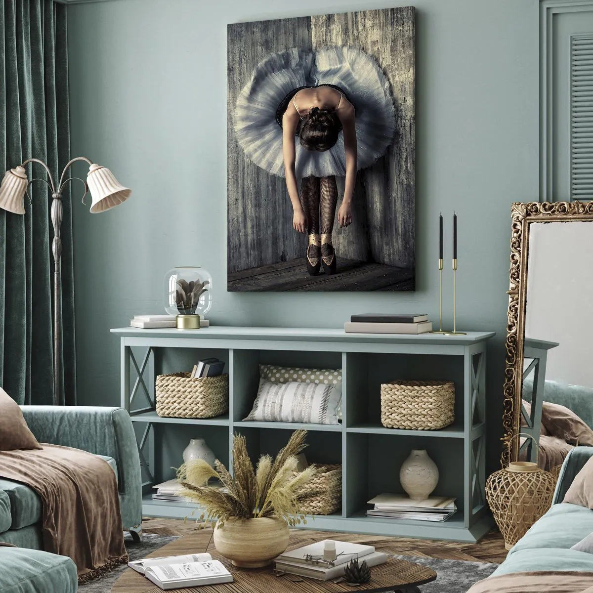 Quadro em tela - Quando a música desaparece - 50x70 cm