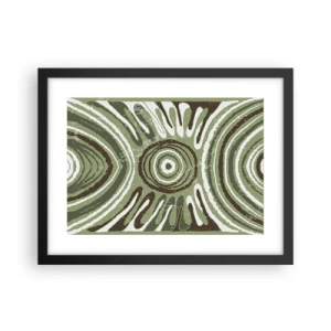 Pôster com moldura preta - Uma explosão de emoções - 40x30 cm