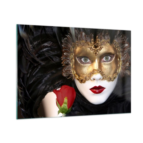 Quadro em vidro - Porque a vida é uma grande baile - 100x70 cm