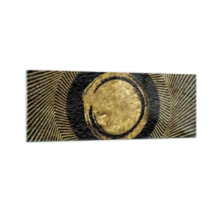 Quadro em vidro - Composição glamourosa - 140x50 cm