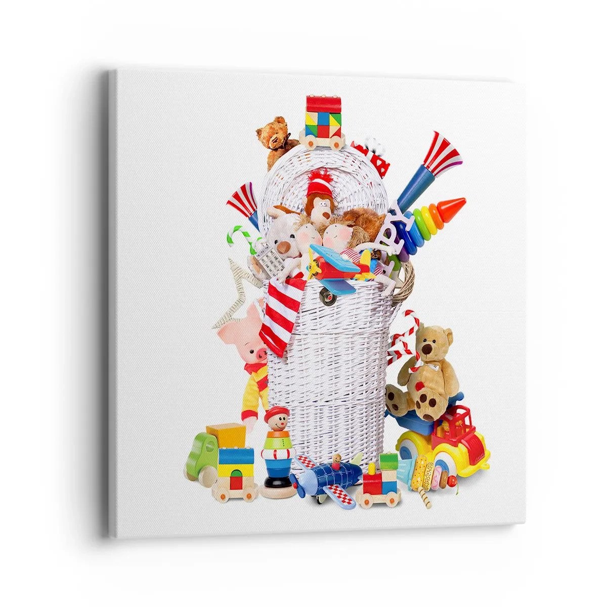 Quadro em tela - Tesouros das crianças - 40x40 cm