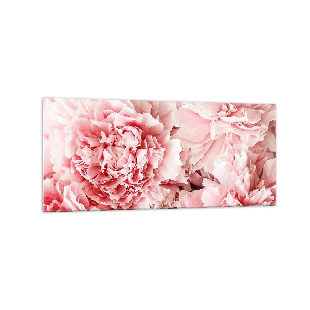 Quadro em vidro - Sonho rosa - 120x50 cm