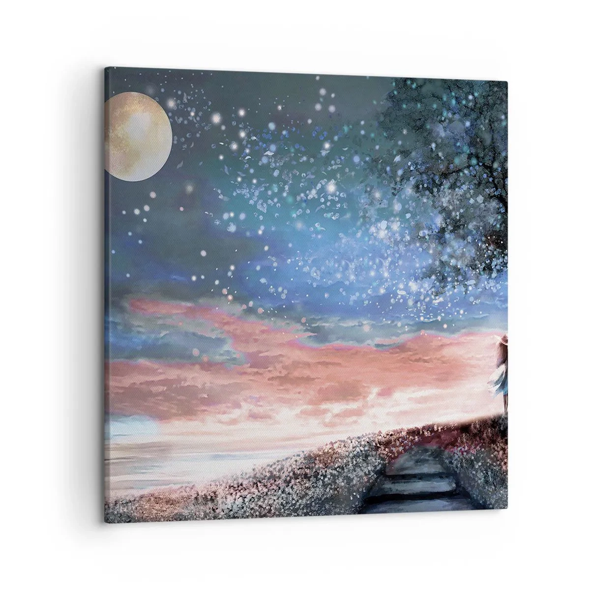 Quadro em tela - Espetáculo estrelado - 50x50 cm
