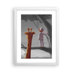 Pôster em moldura branca - Isso está realmente acontecendo - 30x40 cm